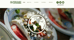 Desktop Screenshot of greenplanetcatering.com